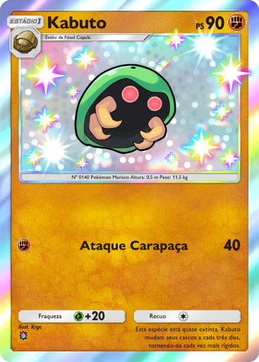 Pokemon tcg pocket carta desfile onirico b2 220 kabuto