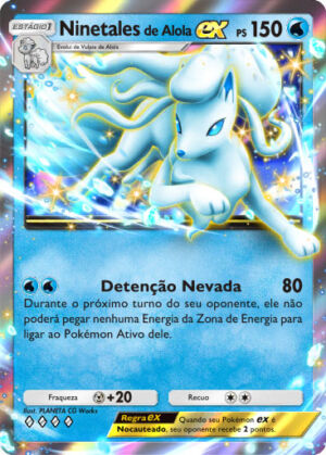 Pokemon tcg pocket carta desfile onirico b2 29 ninetales de alola ex