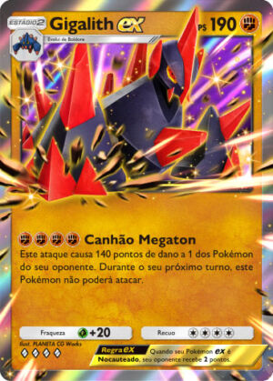 Pokemon tcg pocket carta desfile onirico b2 87 gigalith ex