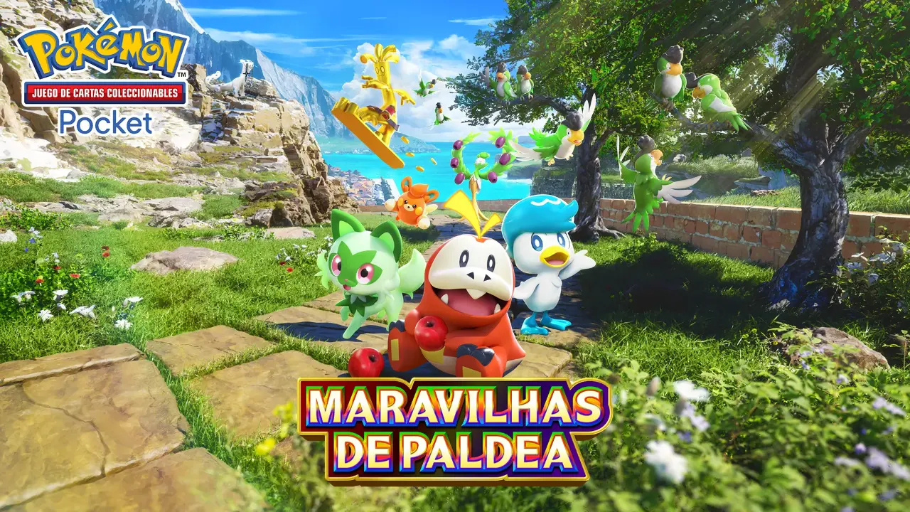 Pokémon TCG Pocket anuncia nova Expansão, Maravilhas de Paldea; veja o vídeo
