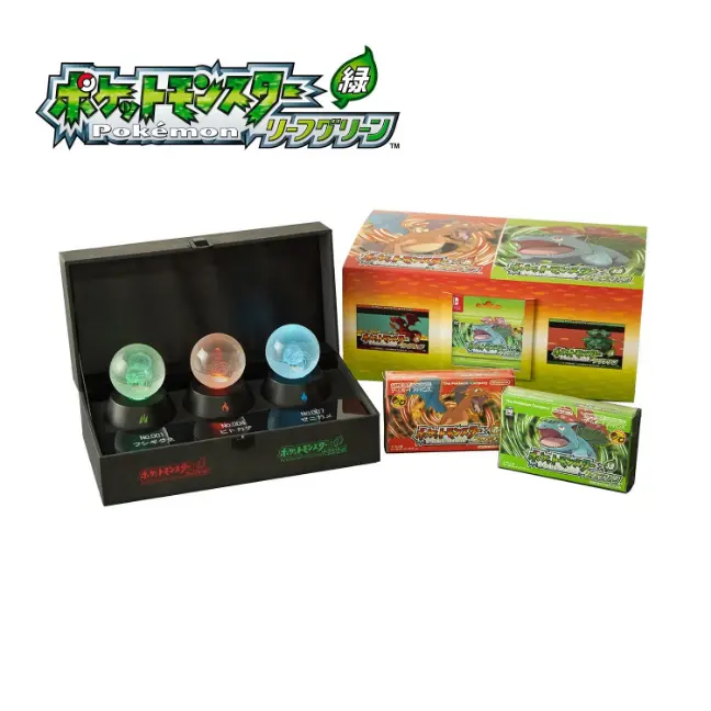 Pokemon firered leafgreen switch box fisico luxo japao 10