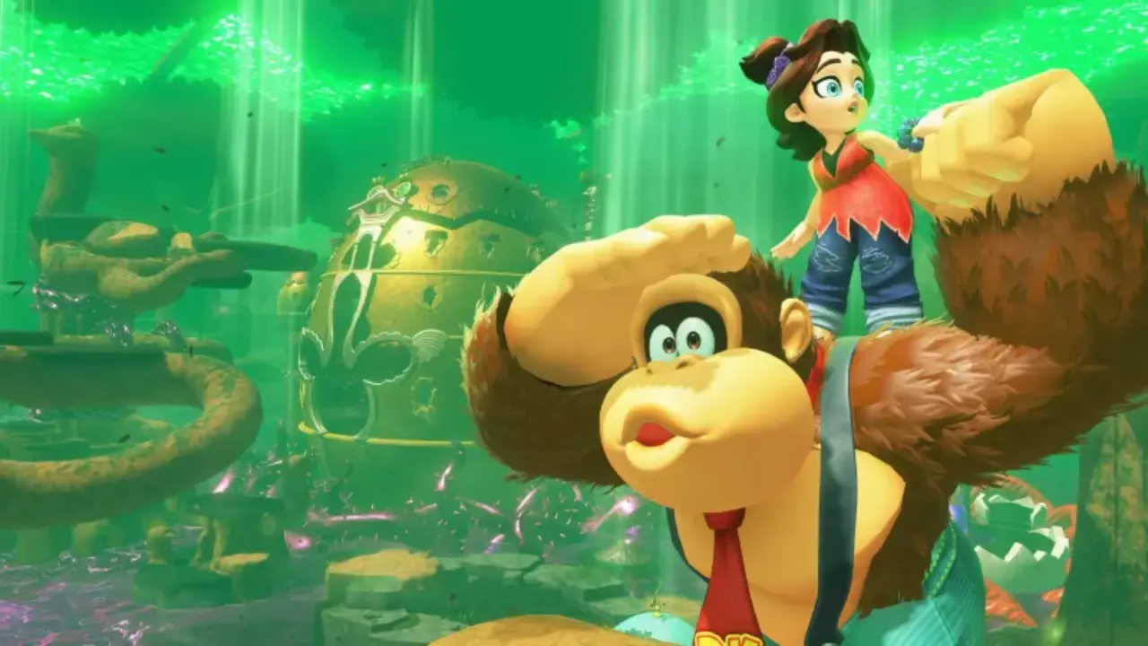 Todo o poder extra do Switch 2 foi direcionado à destruição em Donkey Kong Bananza