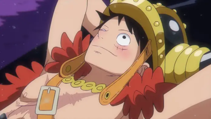 One piece anime 1161 luffy sorrindo postcover