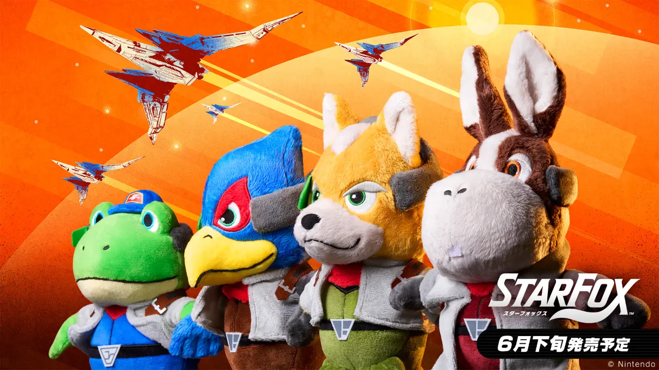 Star Fox terá linha de pelúcias japonesas com lançamento em junho