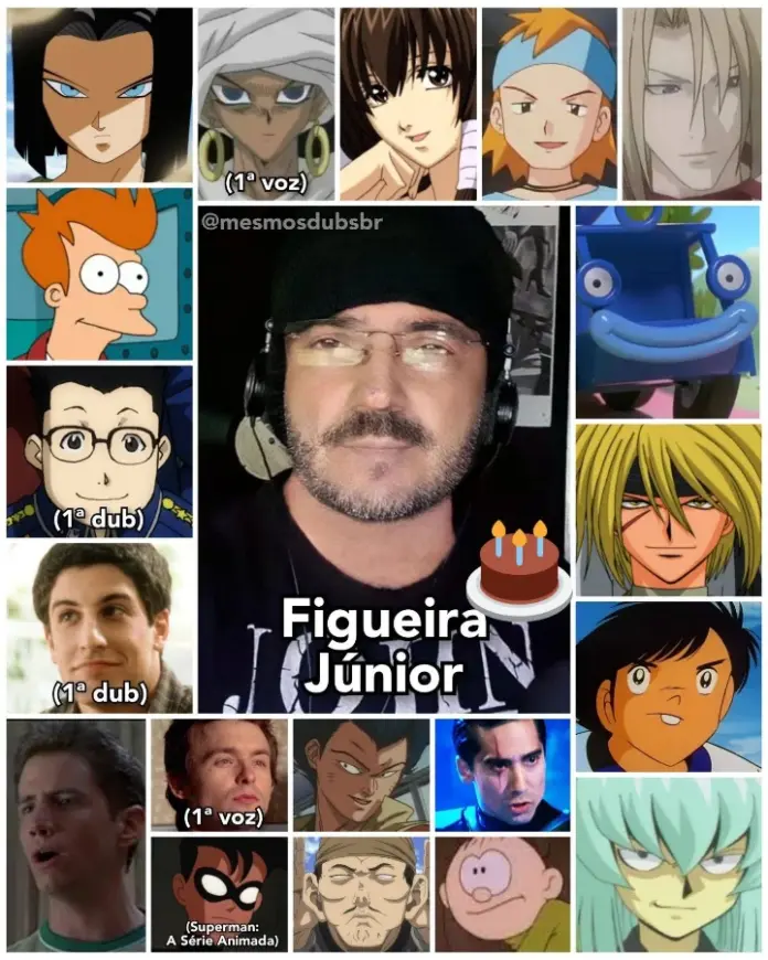 Figueira junior dublador trabalhos