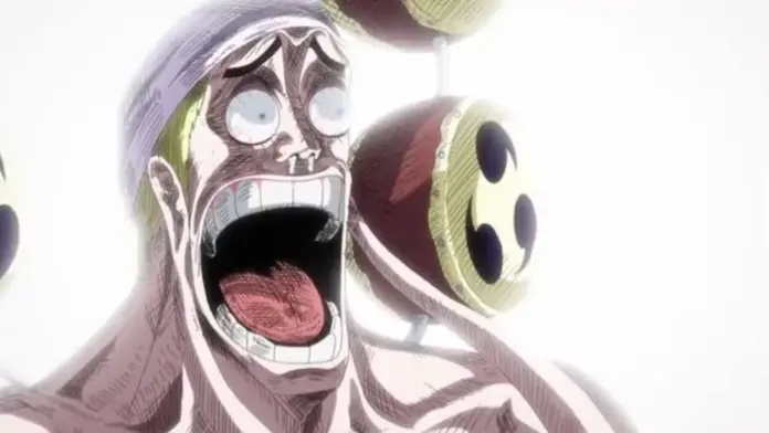 One piece fanart enel face postcover