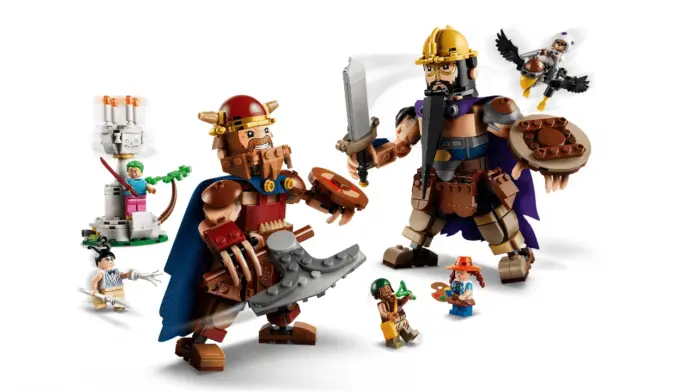 One piece a serie netflix 2 temporada conjunto lego dorry vs brogy gigantes de little garden