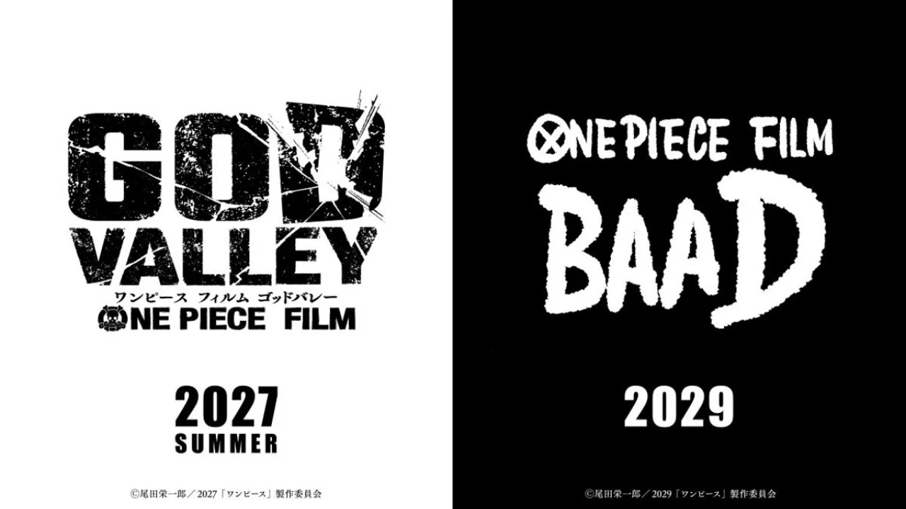 One Piece anuncia dois novos filmes: God Valley em 2027 e Baad em 2029