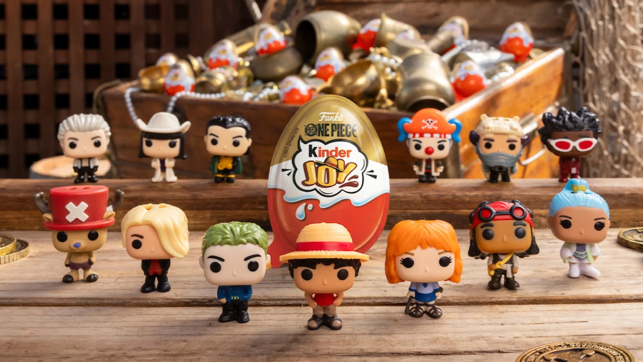 Kinder Joy terá coleção de One Piece na Europa com miniaturas Funko