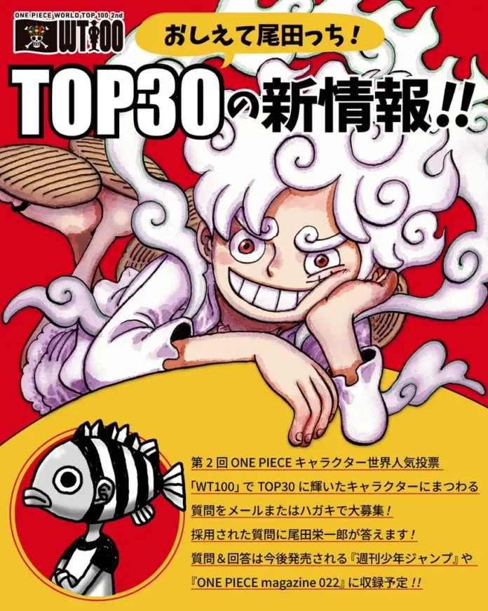 One piece segundo world top 100 oda responde perguntas top 30