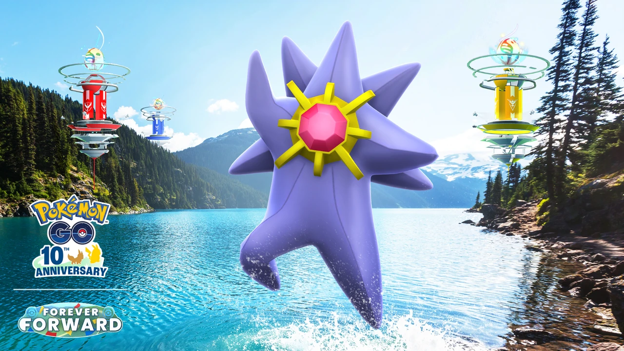 Mega Starmie estreia em Pokémon GO no Dia de Super Megarreides