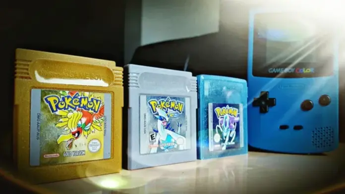 Pokemon gold silver crystal game boy color postcover