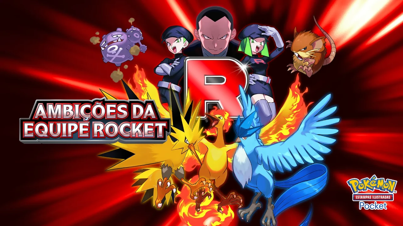 Pokémon TCG Pocket anuncia nova Expansão, Ambições da Equipe Rocket; veja o vídeo